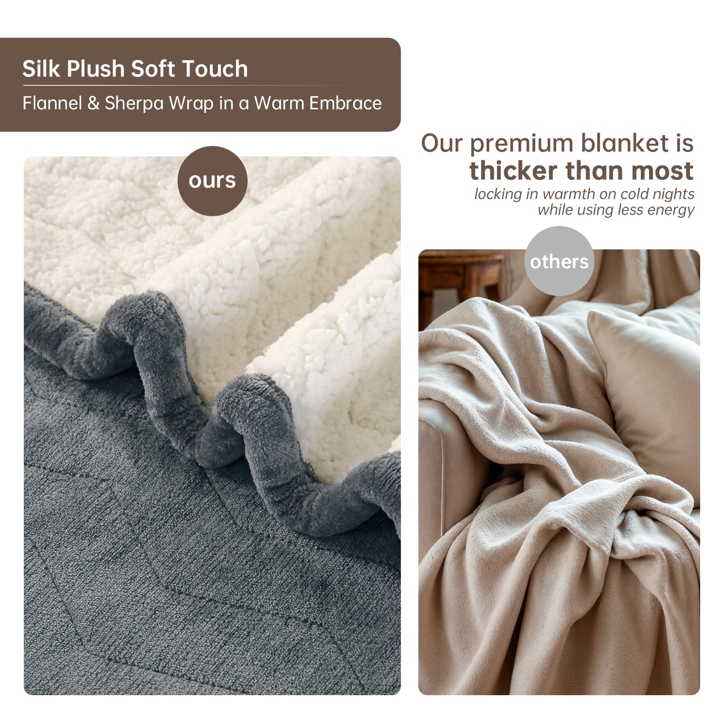 Electric Heated Blanket Full Size, Bed Warmer for Home, Super Cozy Fabric, 9 Heating Levels, 1-9 Hours Auto Off, Gift for Family, 72" x 84”