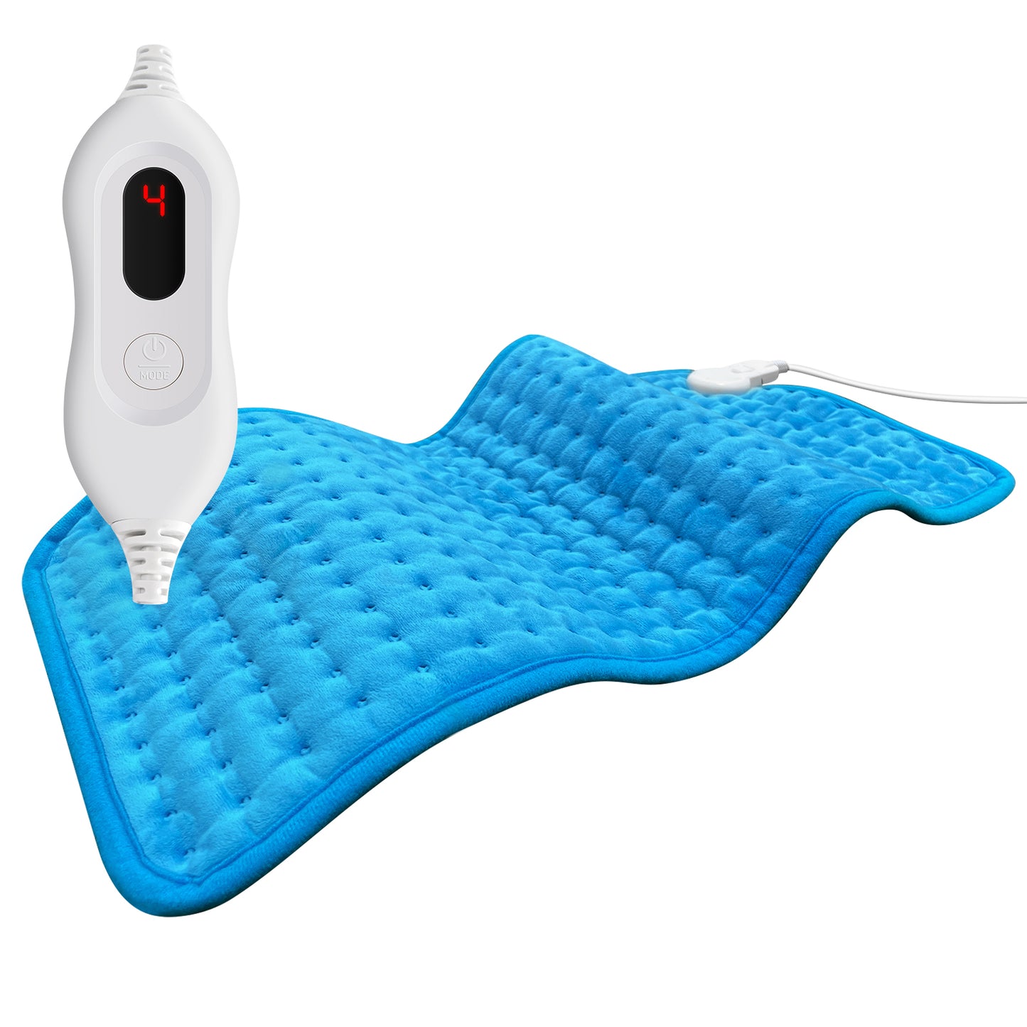 Electric Heating Pad for Back Period Cramps Neck Shoulders Knee Pain Relief, Moist Heat Pad, Gifts for Women Dad Mom, Warm Compress, Auto Shut-Off, 4 Heat Level, 12” x 24”