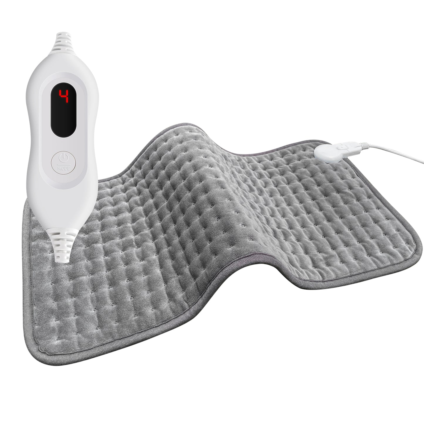 Electric Heating Pad for Back Period Cramps Neck Shoulders Knee Pain Relief, Moist Heat Pad, Gifts for Women Dad Mom, Warm Compress, Auto Shut-Off, 4 Heat Level, 12” x 24”