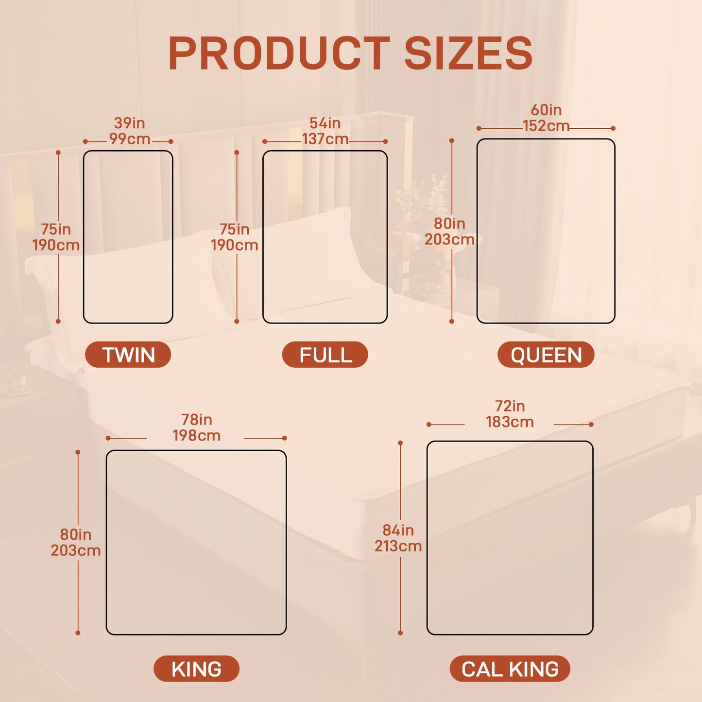 Electric Mattress Pad Queen Size With Dual Control, 8 Heating Settings, Soft Blanket, Bed Warmer, 12-Hour Timer, Heater Sheets, 60" x 80"