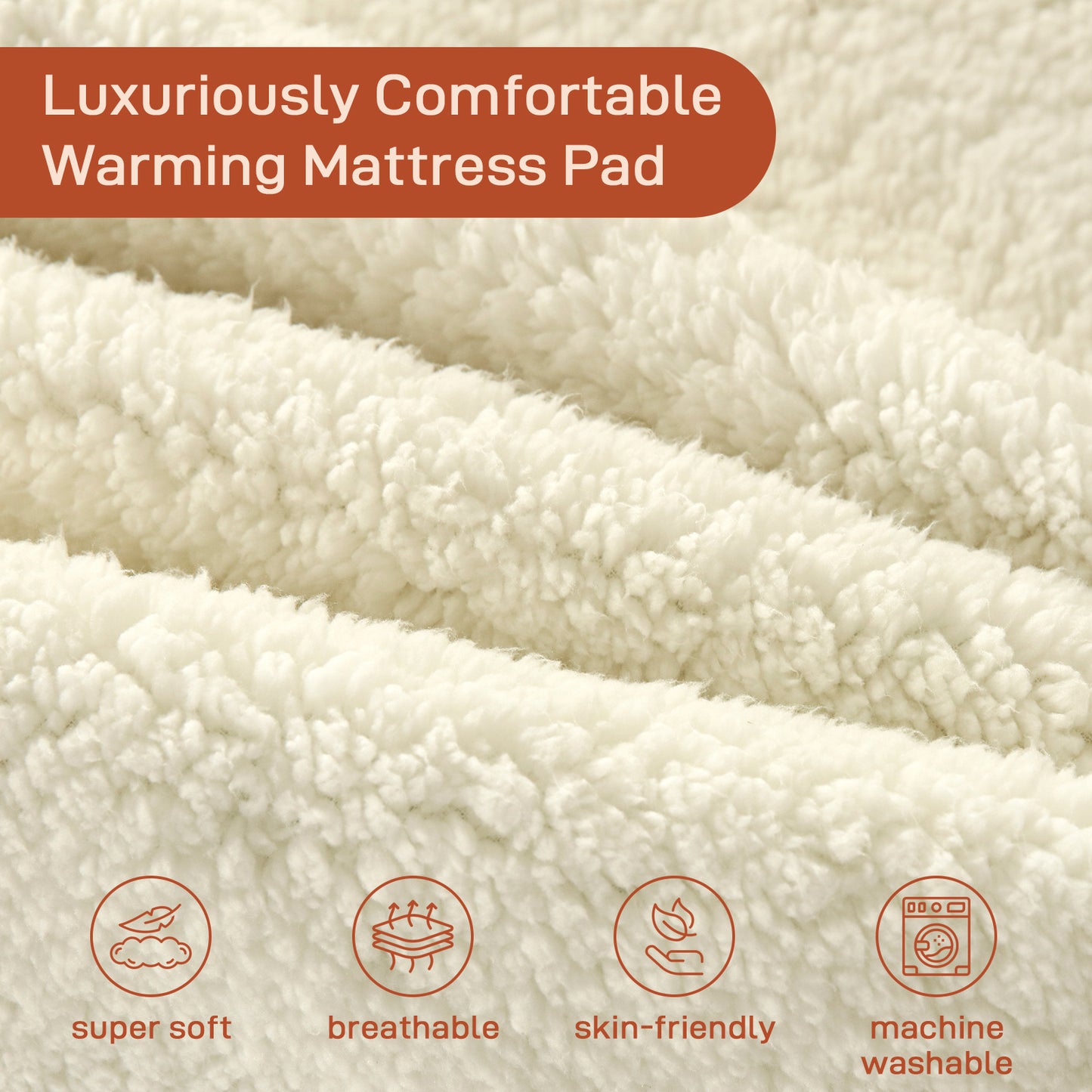 Electric Mattress Pad Twin Size With Dual Control, 8 Heating Settings, Soft Blanket, Bed Warmer, 12-Hour Timer, Heater Sheets, 39" x 75"
