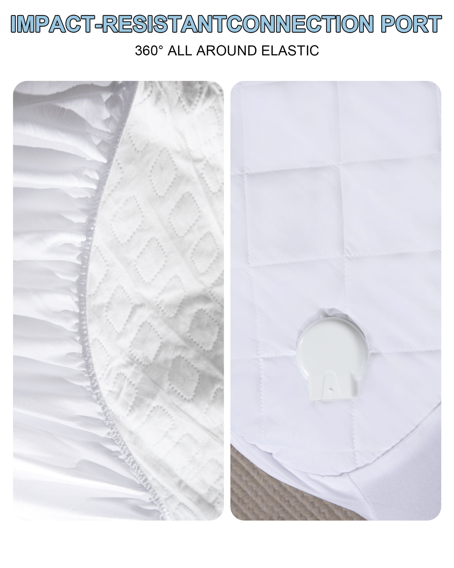 Heated Mattress Pad King Size - Electric Mattress Pad with Dual Control, 8 Heating Settings, Soft Blanket, Bed Warmer, 12-Hour Timer, Heater Sheets, 78" x 80"